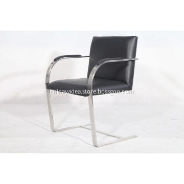 Mies Van Der Rohe leather Brno Chair